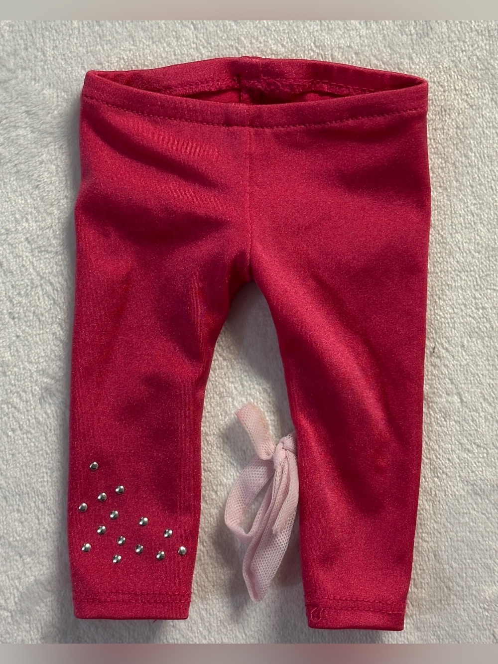 AMERICAN GIRL isabelle doll pink leggings with bow